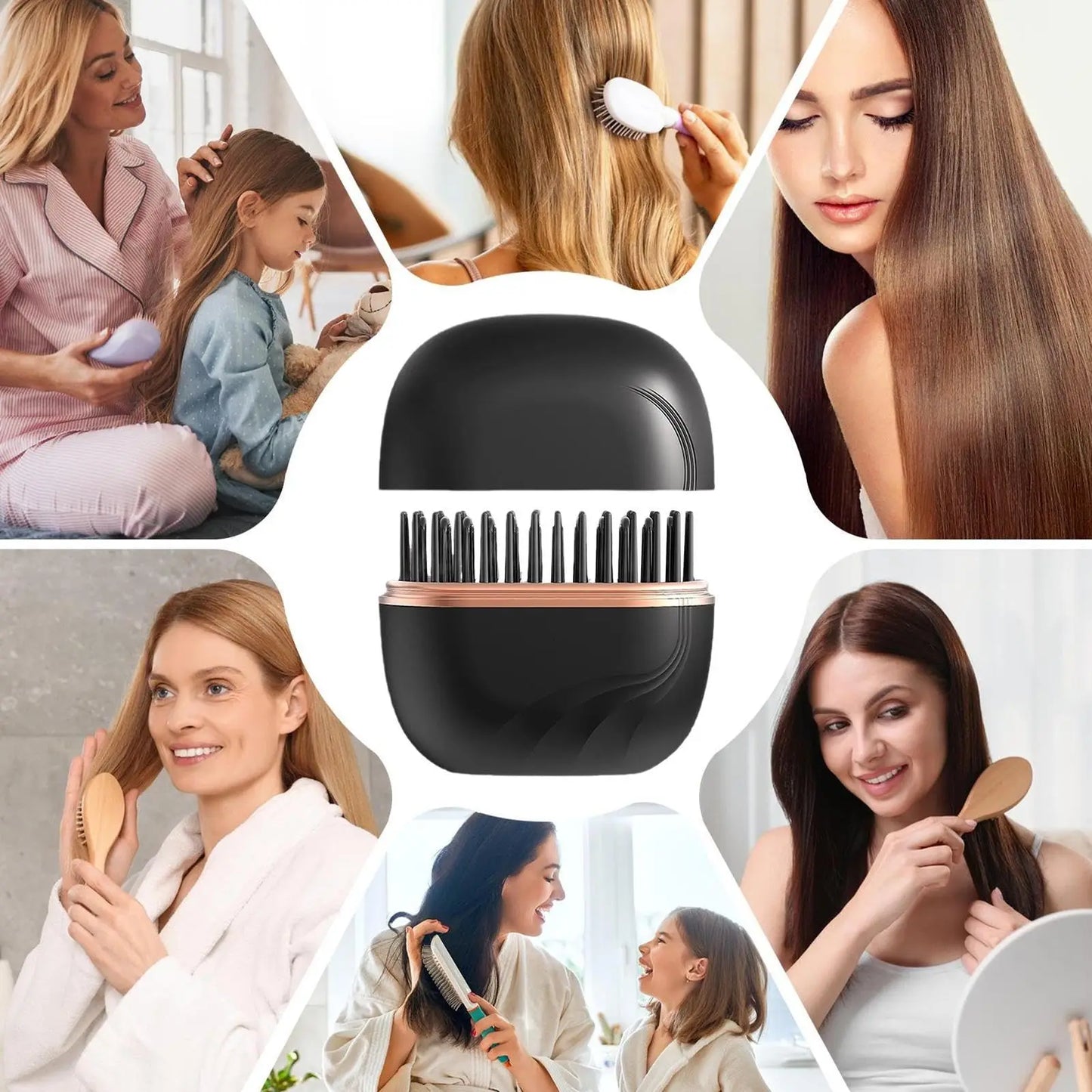 FrizzyFix™ Cordless Hair Straightener Brush