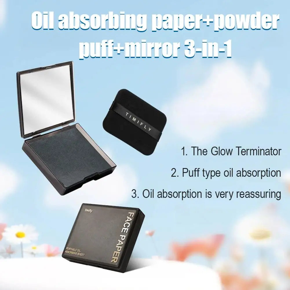 OilFix™ Oil Control Sheets with Mirror