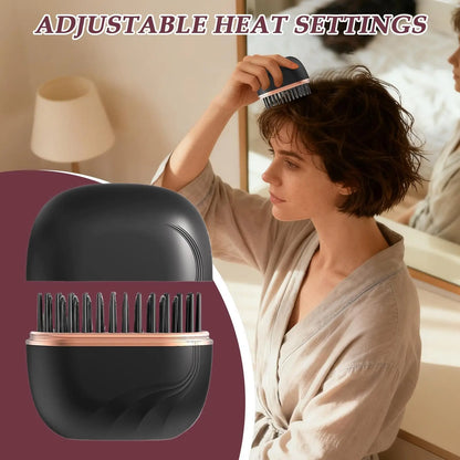 FrizzyFix™ Cordless Hair Straightener Brush