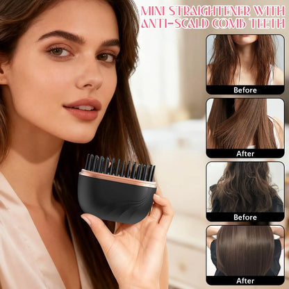 FrizzyFix™ Cordless Hair Straightener Brush