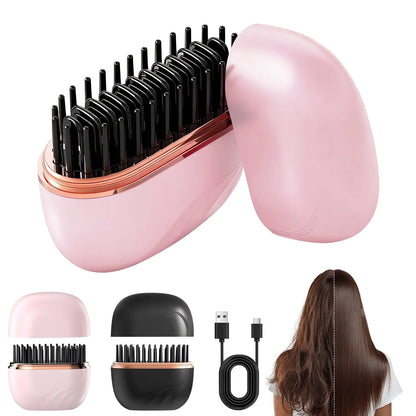 FrizzyFix™ Cordless Hair Straightener Brush